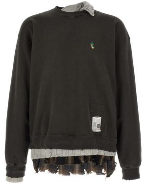 Maison Mihara Yasuhiro Three Layer Sweatshirt - Black