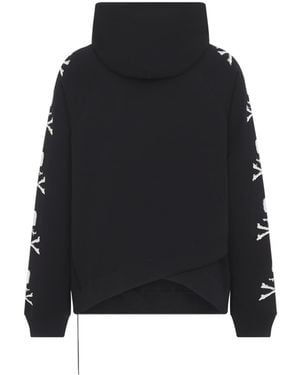 Mastermind Japan Overlapping Hoodie - Black