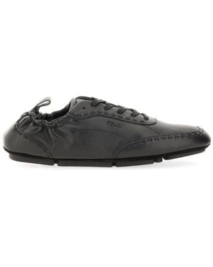 Fendi Fit Low-Top Sneakers - Black