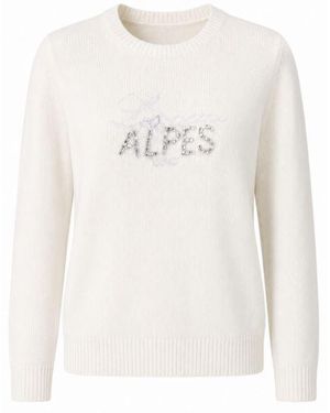 Liu Jo Off Cotton Sweater - White