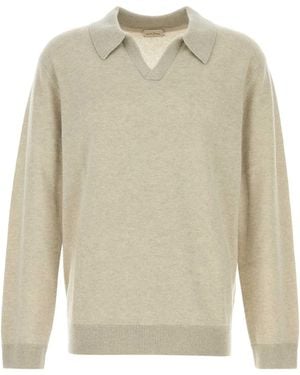 LeKasha Jumper Polo Collar - White