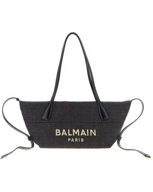Balmain Shooping 'Track-Small Rafia' - Black