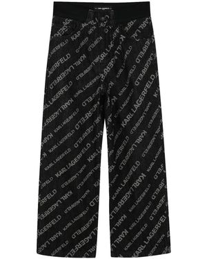 KARL LAGERFELD Trousers - Black