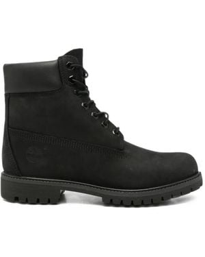 Timberland Premium 6 Inch" Lace Up Waterproof Boot - Black