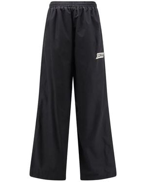 Balenciaga Cotton Track Trousers - Blue