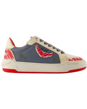 【関税込み】Fly Wings Sneakers - Zadig & Voltaire - Leather Zadig&Voltaire Fly Wings Sneakers | Neutrals | FARFETCH