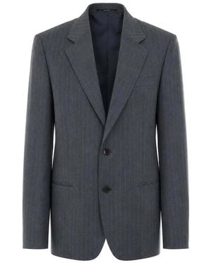 Gucci Pinstripe Wool Jacket - Black