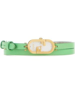 Fendi O'Lock Vertical Watch - Green
