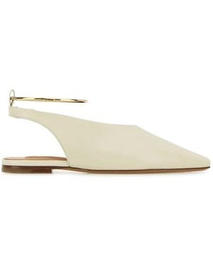 Jil Sander Sling Back - White