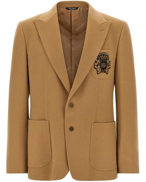 Dolce & Gabbana Dolce&Gabbana 'Portofino' Blazer - Brown
