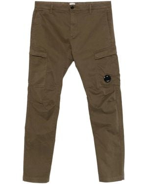 C.P. Company Stretch Sateen Ergonomic Cargo Pants - Gray