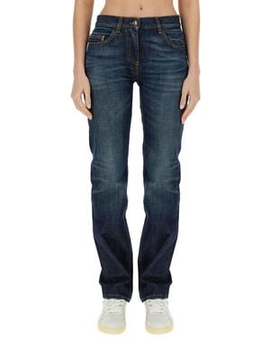 Palm Angels Straight Leg Jeans - Blue