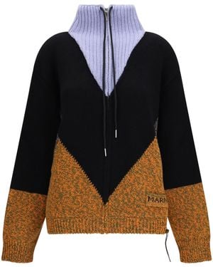 Marni M Wool And Cashmere Jacket - Blue
