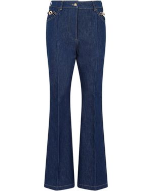 Patou Flare Denim Pants - Blue