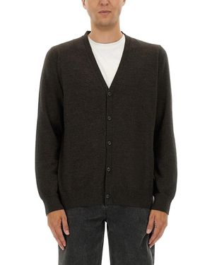 Maison Margiela Wool Cardigan - Black