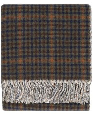 Autry Mixed Cotton Blanket - Black