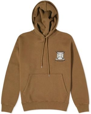 Maison Kitsuné Maison Kitsuné College Fox Logo Hoodie - Natural