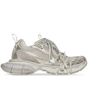 Balenciaga 3Xl Mesh Panel Trainers - White