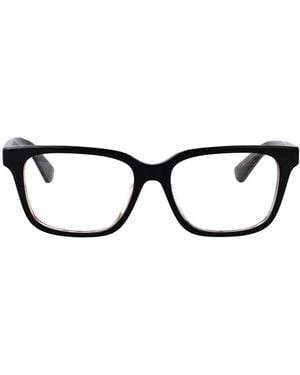 Burberry Top On Vintage Check Acetate Glasses - Black