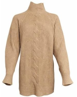 Max Mara Virgin Wool Jumper - Natural