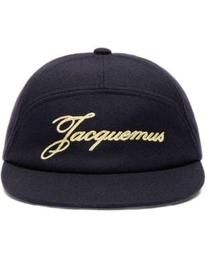 Jacquemus Baseball Hat With Logo - Blue