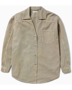 1989 STUDIO Light Denim Overshirt - Natural