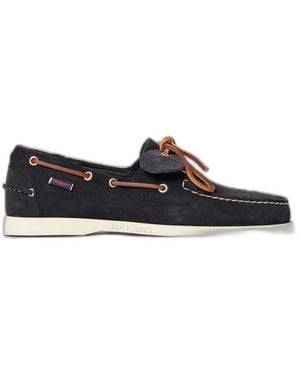 Sebago Portland Leather Boat Shoes - White