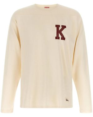 KENZO T-Shirt Varsity' - Natural