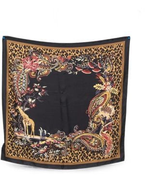 Etro Animal Print Scarf - Multicolour