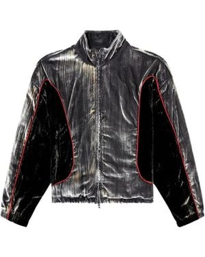 DIESEL G-Riffin Zip-Up Padded Jacket - Black
