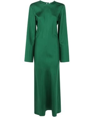 Rohe Fluid Silk Dress - Green