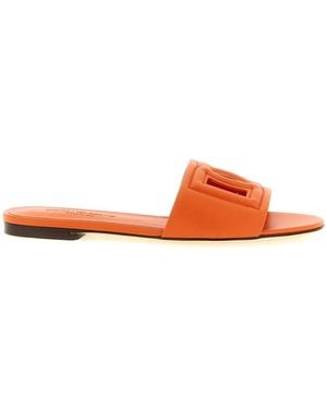 Dolce & Gabbana Dolce & Gabbana 'Bianca' Slide - Orange