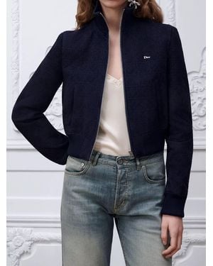 Dior Leather Jacket - Blue