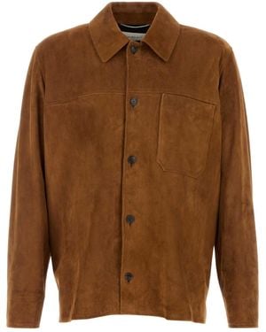 Saint Laurent Regular Overshirt - Brown
