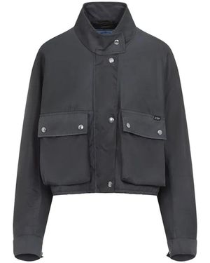 Prada Piombo Blouson - Black