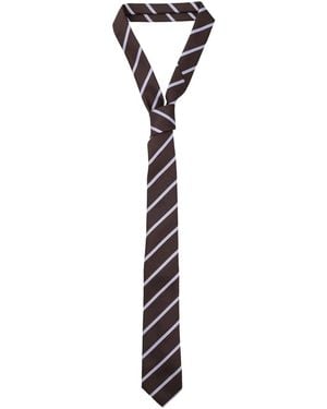 Frankie Shop Lene Striped Tie - White