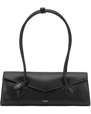 Alaïa Alaia "Le Teckel Flap" Medium Shoulder Bag - Black