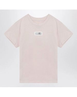 MM6 by Maison Margiela Logo Cotton T-Shirt - Pink