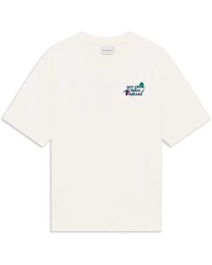 Drole de Monsieur Vine Slogan T-Shirt - White