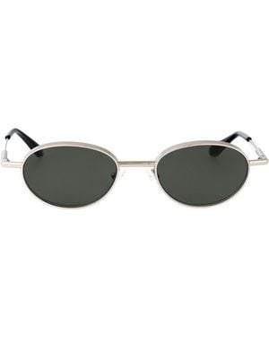 McQueen Metal Sunglasses - Metallic
