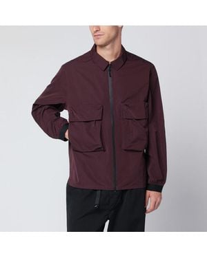Purple Mountain Observatory Wine-Coloured Zip Jacket - Purple