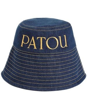 Patou Dark Denim Hat - Blue