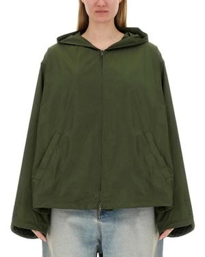 Balenciaga Hooded Jacket - Green