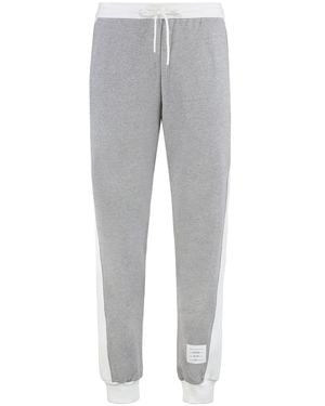 Thom Browne Cotton Track-Pants - Gray
