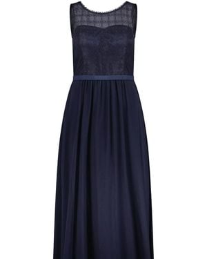 Vera Mont Maxikleid Mit Spitze - Blau
