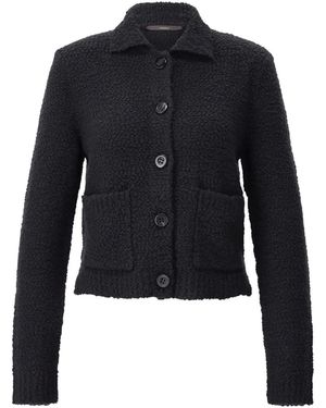 Windsor. Strickjacke Aus Schurwolle - Blau