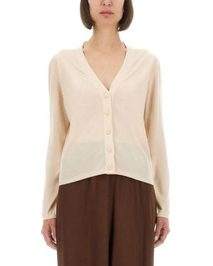 Fabiana Filippi Cashmere And Silk Cardigan - Natur