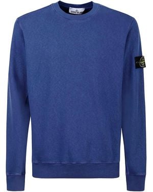 Stone Island Sweaters Blu Marine - Blau