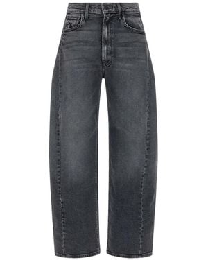 Mother The Half Pipe Flood' Jeans - Grau