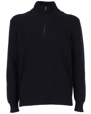 Ballantyne Half Zipped Pullover - Blau